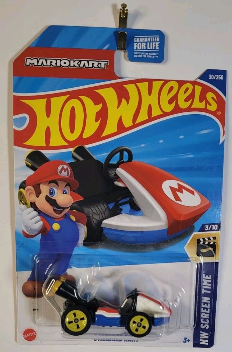 2025 Hot Wheels Mario Kart 30/250 Standard Kart Screen Time Series 3/10